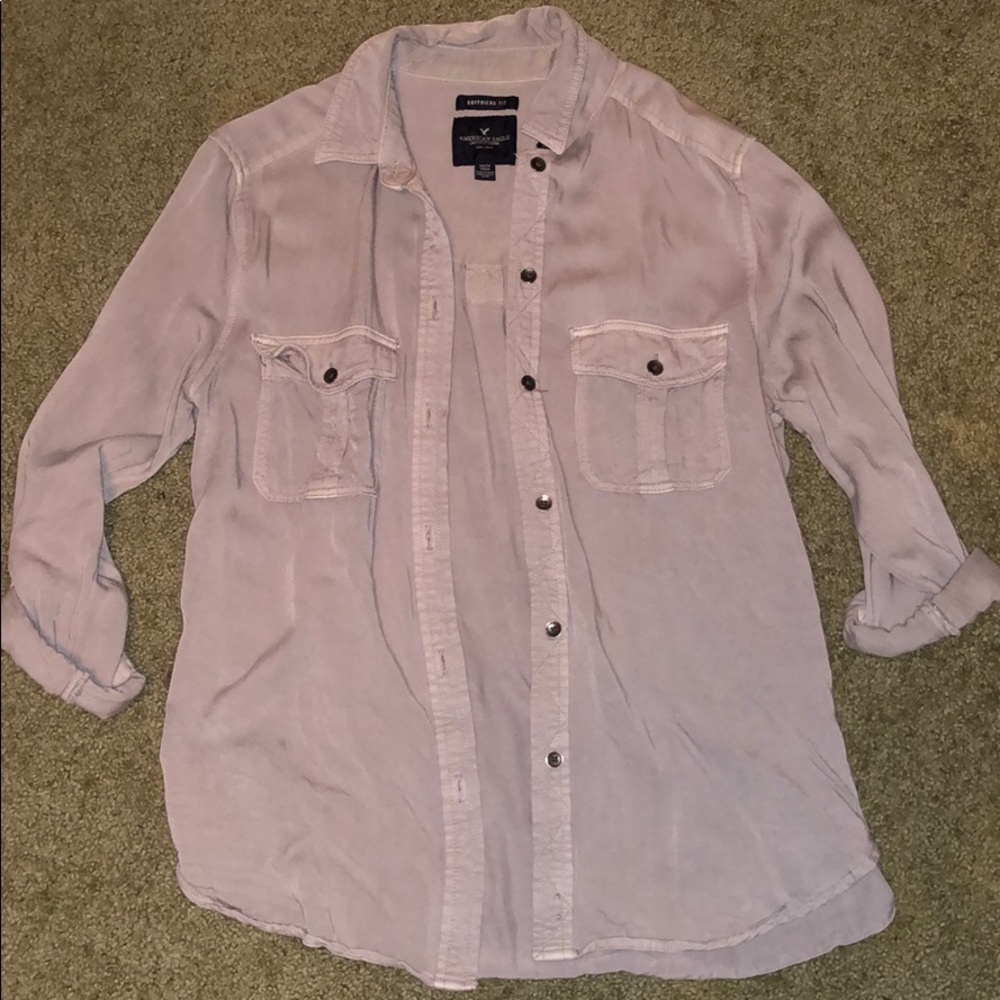 American eagle button up